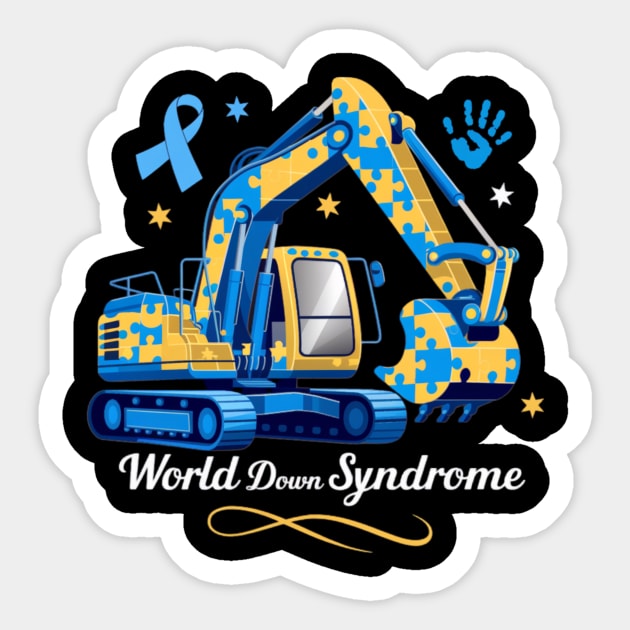 Kids - World - Down - Syndrome - Awareness - Day Sticker by ArtistTee ⭐⭐⭐⭐⭐